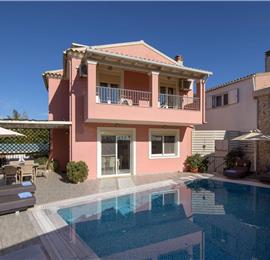 7 bedroom seaside villa with pool, Kassiopi, sleeps 13